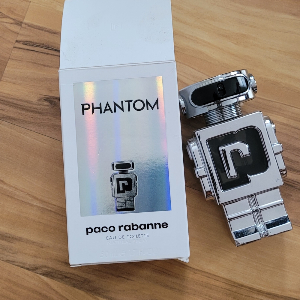Paco Rabanne Phantom Silver Robot Design